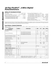 MAX5461EXT+T datasheet.datasheet_page 2