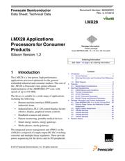 MCIMX283CVM4BR2 数据规格书 1