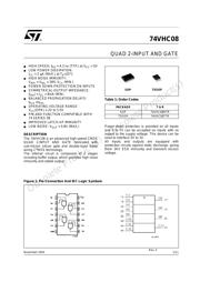 74VHC08TTR datasheet.datasheet_page 1