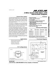 MAX519 数据规格书 1