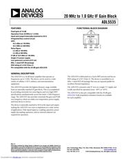 ADL5535ARKZ datasheet.datasheet_page 1