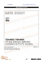 TDA4853 数据规格书 1