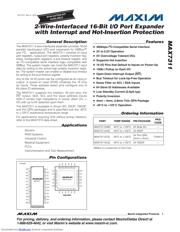 MAX7311 Datenblatt PDF