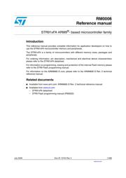 STR911FAM47X6 数据规格书 1