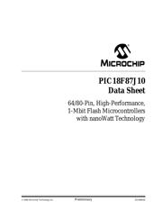 PIC18F65J10-I/PT 数据规格书 1