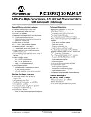 PIC18F65J10-I/PT 数据规格书 3