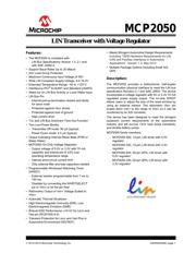 MCP2050-330E/SL 数据规格书 1