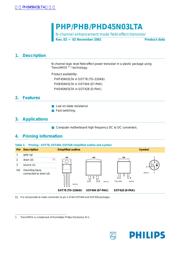 PHB45N03LTA datasheet.datasheet_page 1