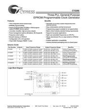 CY2292FXC datasheet.datasheet_page 2