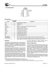 CY2292FXC datasheet.datasheet_page 3