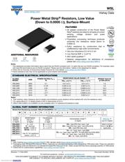 WSL2512R0150FEB 数据规格书 1