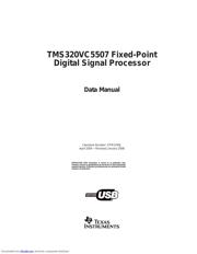 TMS320VC5507PGE 数据规格书 1