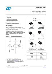 STPS30L60CT Datenblatt PDF