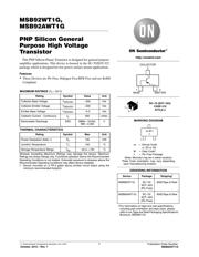 MSB92WT1G datasheet.datasheet_page 1