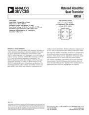 MAT04EY datasheet.datasheet_page 1