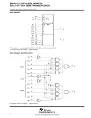 SN74ALS153NSRG4 数据规格书 2