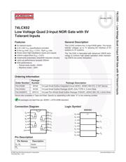 74LCX02MX datasheet.datasheet_page 1