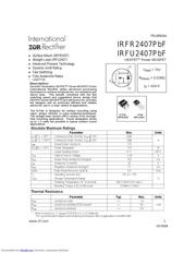 IRFR2407TRRPBF datasheet.datasheet_page 1