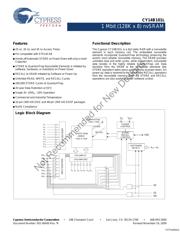CY14B101L-SP45XCT 数据规格书 1