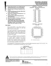 SN74ABT827 数据规格书 1