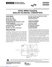 ADS825EG4 datasheet.datasheet_page 1