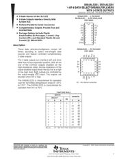 SN74ALS251NSRG4 datasheet.datasheet_page 1