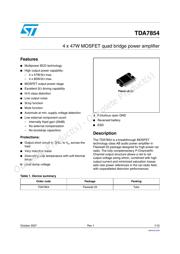 TDA7854 datasheet.datasheet_page 1