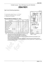 2SA1931,KEHINQ(M datasheet.datasheet_page 1