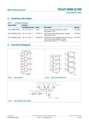 74LVC4066PW-Q100J 数据规格书 3