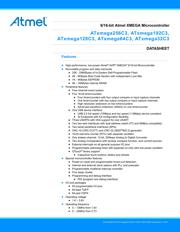 ATXMEGA192C3-AUR 数据规格书 1