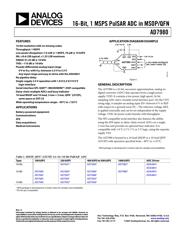 AD8022ARMZ Datenblatt PDF