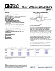 AD8008ARMZ Datenblatt PDF