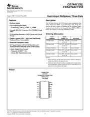 CD74ACT253M datasheet.datasheet_page 1