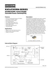 KA5M0365RN datasheet.datasheet_page 1