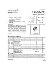 IRLL024ZTRPBF datasheet.datasheet_page 1