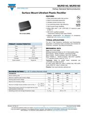 MURS160-E3/52T Datenblatt PDF