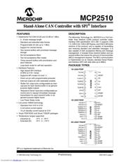 MCP2510 datasheet.datasheet_page 1