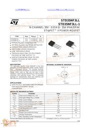 STD35NF3LL 数据规格书 1