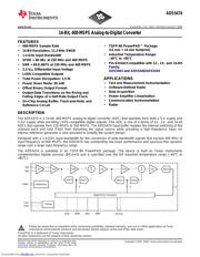 ADS5474EVM datasheet.datasheet_page 1