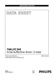 74ALVC244BQ,115 数据规格书 1