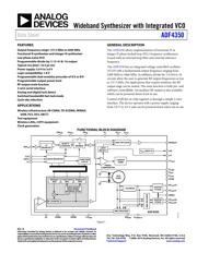 ADF4351BCPZ-RL7 Datenblatt PDF