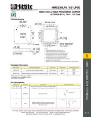 HMC531LP5E datasheet.datasheet_page 6