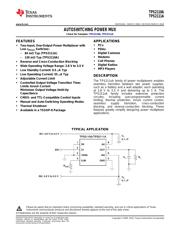 TPS2111APW datasheet.datasheet_page 1