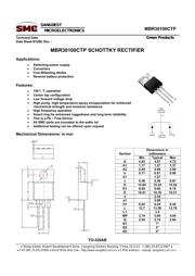 MBR30100CTP 数据规格书 1