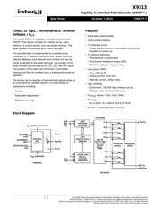 X9313WSZT1 datasheet.datasheet_page 1