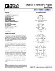 AD8542ARZ Datenblatt PDF