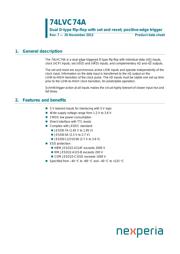 74LVC74APW,118 Datenblatt PDF