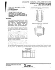 SN74AS573ADWR 数据规格书 1