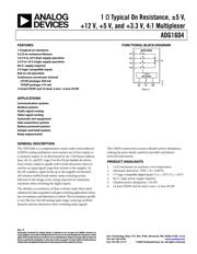 ADG1604BRUZ datasheet.datasheet_page 1