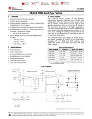 CD4514BM96G4 Datenblatt PDF